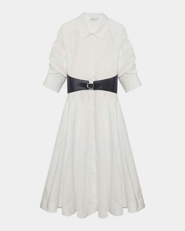 Olson Belted Midi Shirtdress